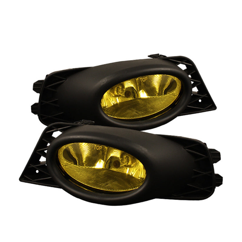 Spyder Honda Civic 09-11 4Dr OEM Fog Lights W/Switch- Yellow FL-CL-HC09-4D-Y - Black Ops Auto Works