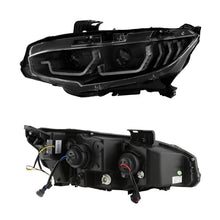 Load image into Gallery viewer, Spyder Honda Civic 16- 2DR/4DR/Hatchback Projector Headlights - Black PRO-YD-HC16SI-SEQGR-BK - Black Ops Auto Works