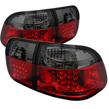 Load image into Gallery viewer, Spyder Honda Civic 96-98 4Dr LED Tail Lights Red Smoke ALT-YD-HC96-4D-LED-RS - Black Ops Auto Works