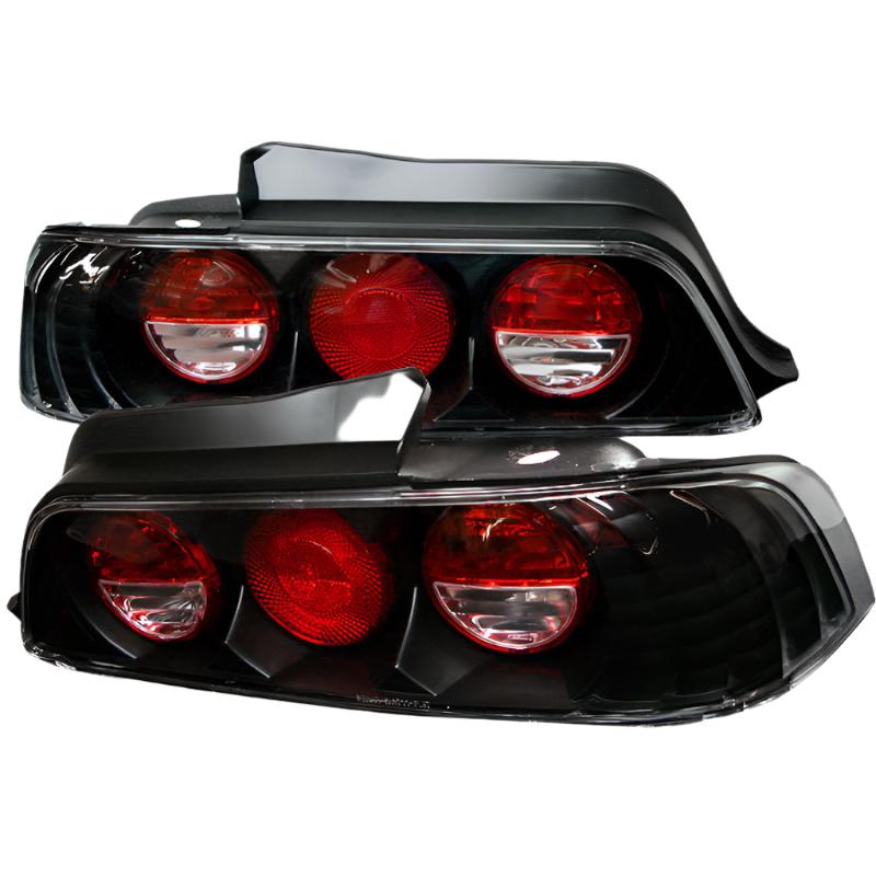 Spyder Honda Prelude 97-01 Euro Style Tail Lights Black ALT-YD-HP97-BK - Black Ops Auto Works