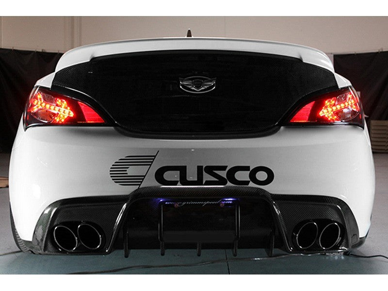 Spyder Hyundai Genesis 10-12 2Dr LED Tail Lights Black ALT-YD-HYGEN09-LED-BK - Black Ops Auto Works