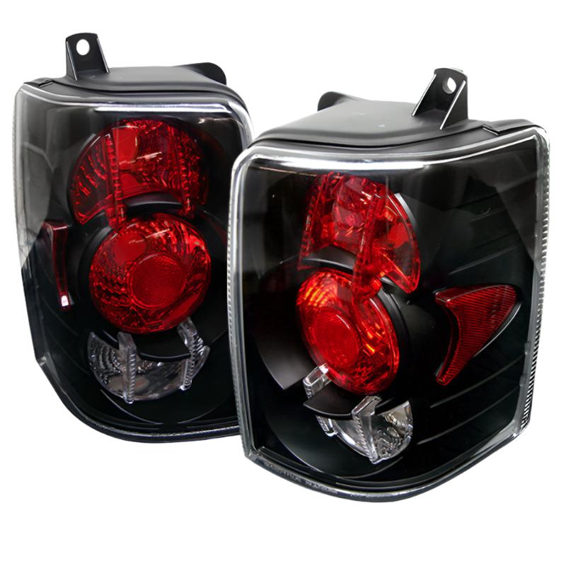 Spyder Jeep Grand Cherokee 93-98 Euro Style Tail Lights Black ALT-YD-JGC93-BK - Black Ops Auto Works