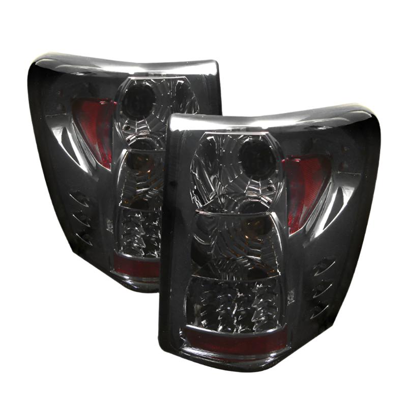 Spyder Jeep Grand Cherokee 99-04 LED Tail Lights Version 2 Smoke ALT-YD-JGC99-LED-SM-G2 - Black Ops Auto Works