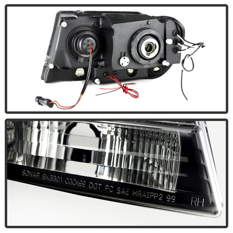 Spyder Jeep Grand Cherokee 99-04 Projector Headlights LED Halo LED Black Smoke PRO-YD-JGC99-HL-BSM - Black Ops Auto Works