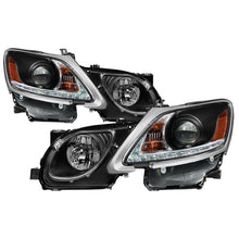 Load image into Gallery viewer, Spyder Lexus GS 300 / 350 / 450 06-11 Headlights - HID Model Only - Black PRO-YD-LG06-HID-DRL-BK - Black Ops Auto Works