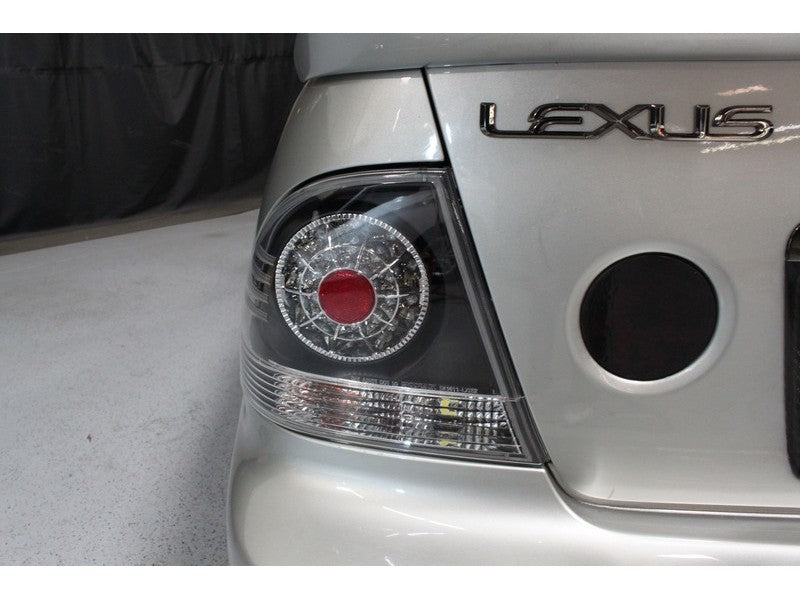 Spyder Lexus IS 300 01-05 LED Tail Lights Black ALT-YD-LIS300-LED-BK - Black Ops Auto Works