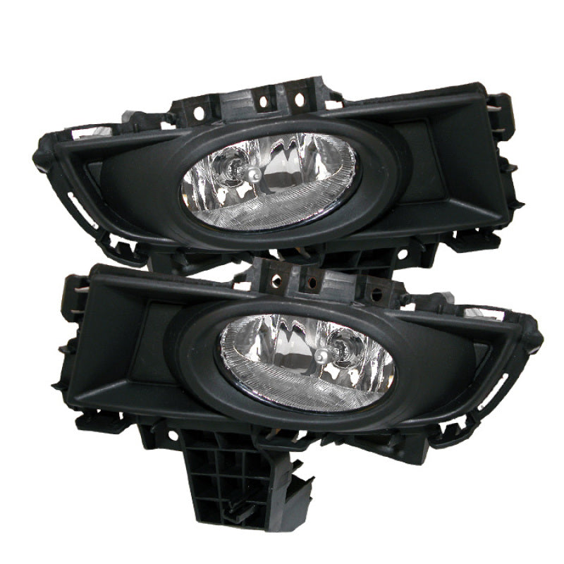 Spyder Mazda 3 07-08 4Dr OEM Fog Lights (Wont Fit Sports/Gt Or Htchback)w/swch Clear FL-CL-MAZ307-C - Black Ops Auto Works
