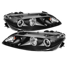 Load image into Gallery viewer, Spyder Mazda 6 03-05 With Fog Lights Projector Headlights LED Halo DRL Blk PRO-YD-M603-FOG-DRL-BK - Black Ops Auto Works