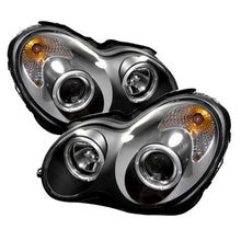 Load image into Gallery viewer, Spyder Mercedes Benz C-Class 01-05 4 DrProjector Headlights Halogen LED Halo Blk PRO-YD-MBW203-HL-BK - Black Ops Auto Works