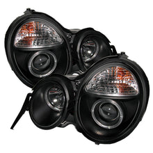 Load image into Gallery viewer, Spyder Mercedes Benz E-Class 95-99 Projector Headlights LED Halo Blk PRO-YD-MBW21095-HL-BK - Black Ops Auto Works