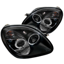 Load image into Gallery viewer, Spyder Mercedes Benz SLK 98-04 1PC Projector Halogen Model- LED Halo Blk PRO-YD-MBSLK98-1PC-HL-BK - Black Ops Auto Works