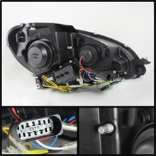 Load image into Gallery viewer, Spyder Mercedes Benz W204 C-Class 12-13 Projector Halogen Model- DRL Blk PRO-YD-MBW20412-DRL-BK - Black Ops Auto Works