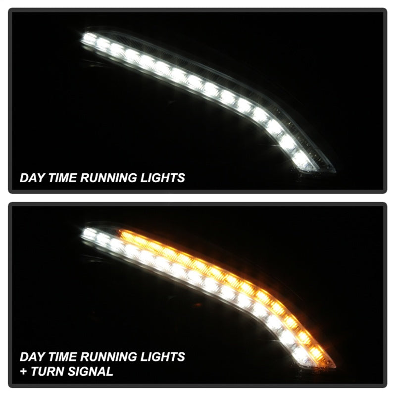 Spyder Mercedes W221 S Class 07-09 Headlights - HID Model Only - Black PRO-YD-MBW22107-HID-DRL-BK - Black Ops Auto Works