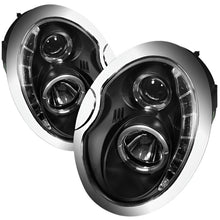Load image into Gallery viewer, Spyder Mini Cooper 02-06 Projector Headlights DRL Black High H1 Low H1 PRO-YD-MC02-DRL-BK - Black Ops Auto Works