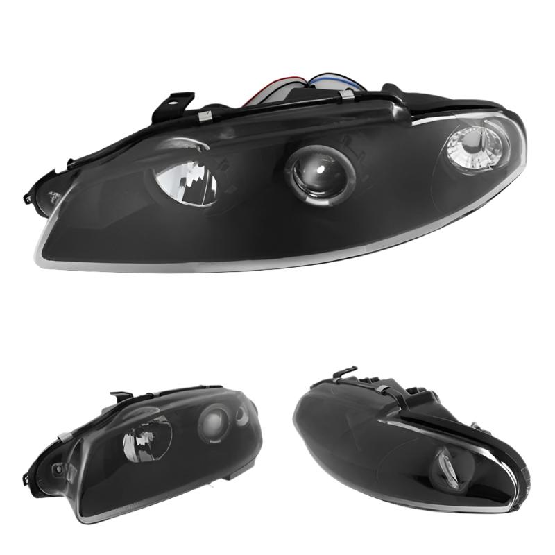 Spyder Mitsubishi Eclipse 97-99 Projector Headlights LED Halo Black High H1 Low H1 PRO-YD-ME97-HL-BK - Black Ops Auto Works