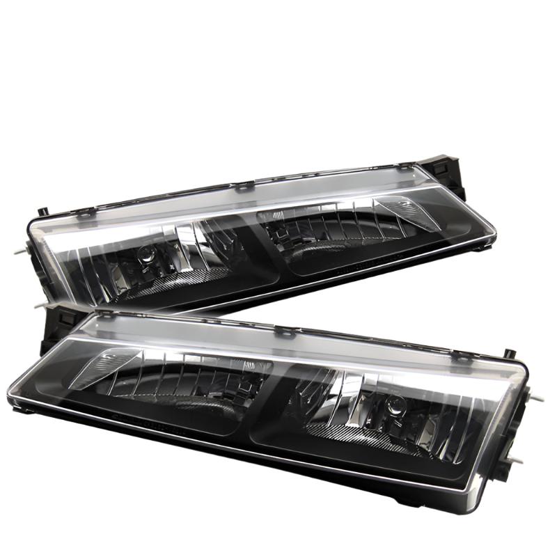 Spyder Nissan 240SX 97-98 Crystal Headlights Black HD-YD-N294-BK - Black Ops Auto Works