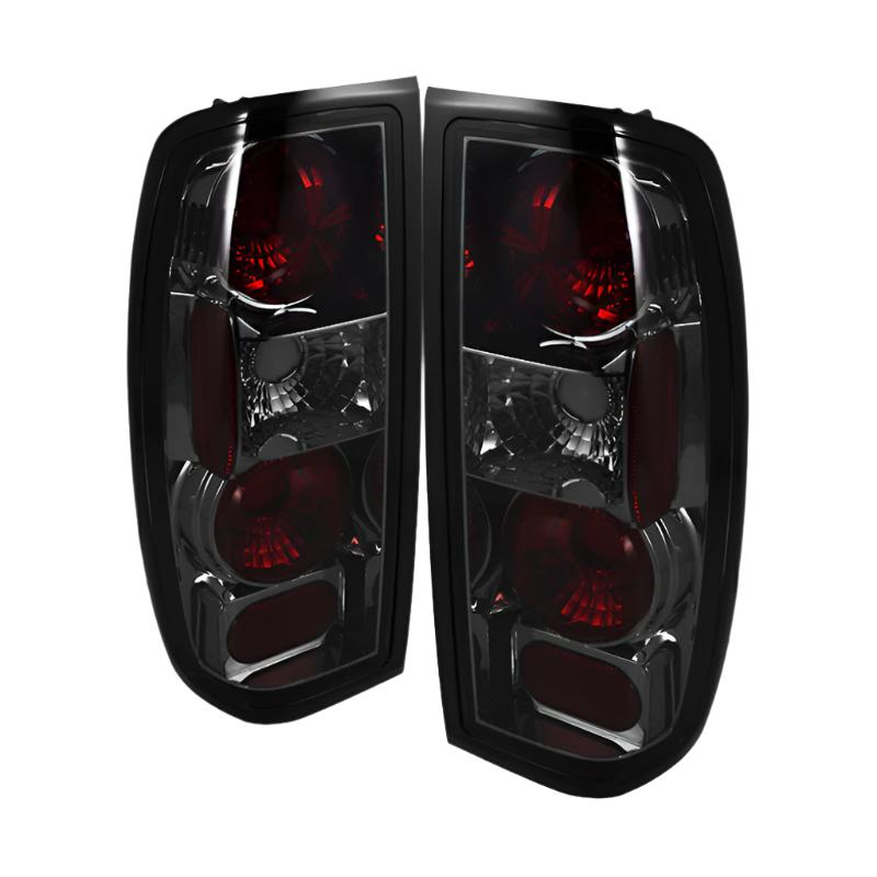 Spyder Nissan Frontier 98-00 Euro Style Tail Lights Smoke ALT-YD-NF98-SM - Black Ops Auto Works