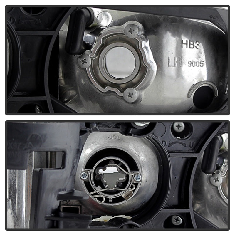 Spyder Pontiac Grand Prix 97-03 Projector Headlights CCFL Halo Blk Low H1 PRO-YD-PGP97-1PC-CCFL-BK - Black Ops Auto Works