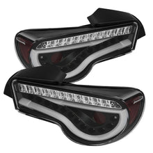 Load image into Gallery viewer, Spyder Scion FRS 12-14/Subaru BRZ 12-14 Light Bar LED Tail Lights Black ALT-YD-SFRS12-LBLED-BK - Black Ops Auto Works