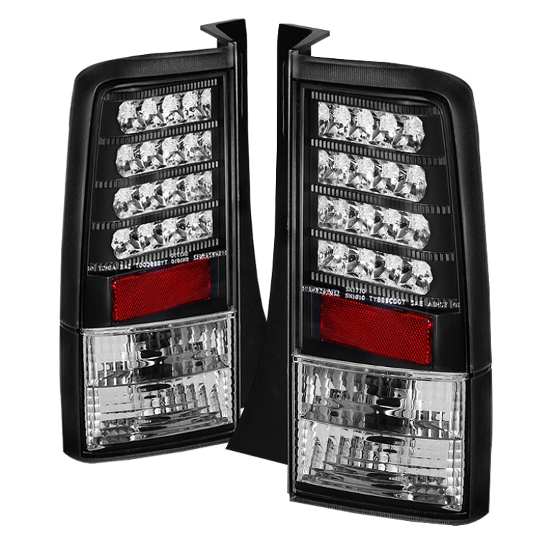 Spyder Scion XB 03-07 Version 2 LED Tail Lights Black ALT-YD-TSXB03-LED-V2-BK - Black Ops Auto Works