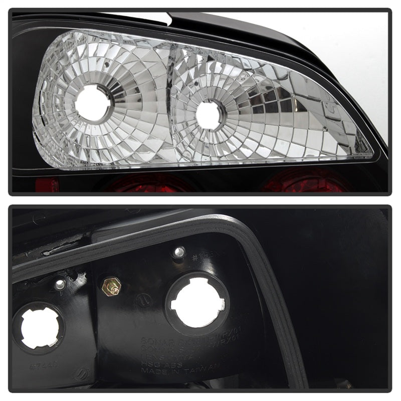 Spyder Subaru Impreza WRX/Sti 02-03 4Dr (Not Fit Wagon)Euro Style Tail Lights Black ALT-YD-SI01-BK - Black Ops Auto Works