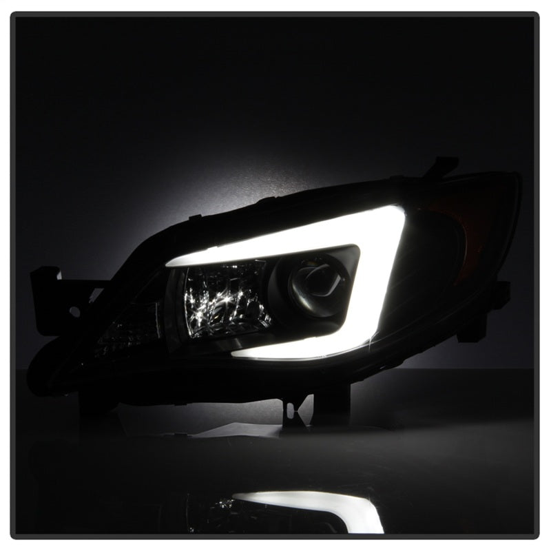 Spyder Subaru WRX 08-09 Projector Headlights - HID Model Only - Black PRO-YD-SWRX08-HID-LBDRL-BK - Black Ops Auto Works