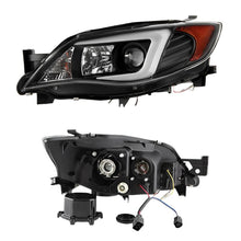 Load image into Gallery viewer, Spyder Subaru WRX 08-09 Projector Headlights - HID Model Only - Black PRO-YD-SWRX08-HID-LBDRL-BK - Black Ops Auto Works