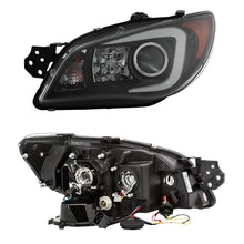 Load image into Gallery viewer, Spyder Subaru WRX 2006-2007 Projector Headlights - Halogen Only - Black PRO-YD-SWRX06-LBDRL-BK - Black Ops Auto Works