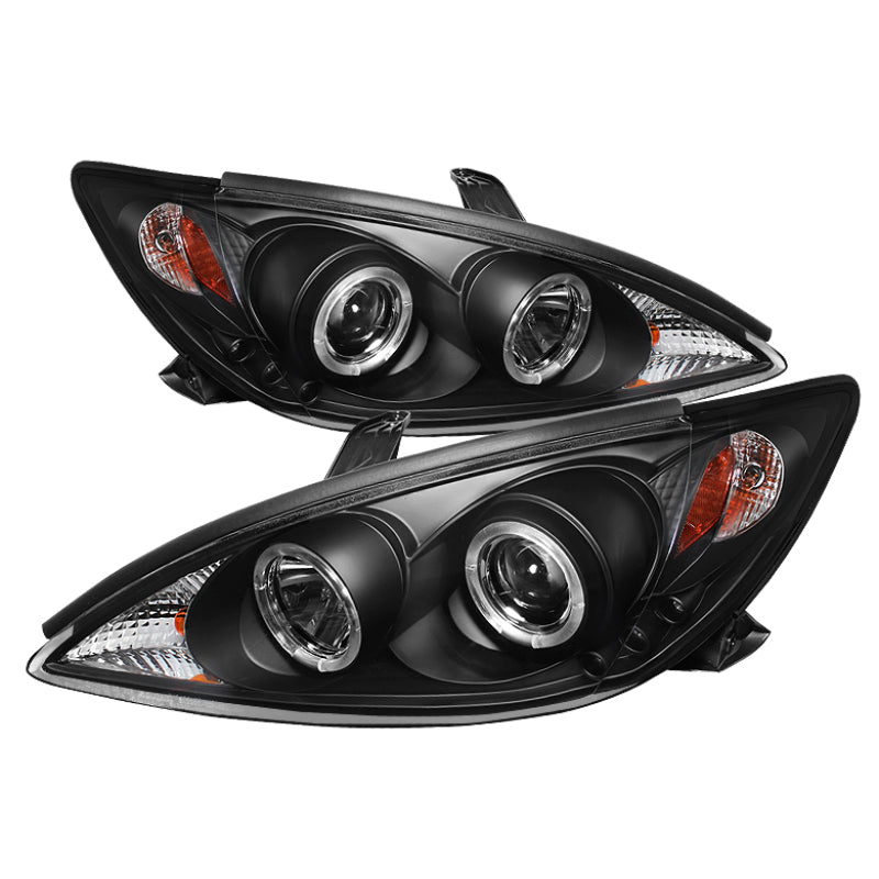 Spyder Toyota Camry 02-06 Projector Headlights LED Halo LED Black High H1 Low H1 PRO-YD-TCAM02-HL-BK - Black Ops Auto Works