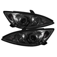 Load image into Gallery viewer, Spyder Toyota Camry 02-06 Projector Headlights LED Halo LED Smoke High H1 Low H1 PRO-YD-TCAM02-HL-SM - Black Ops Auto Works