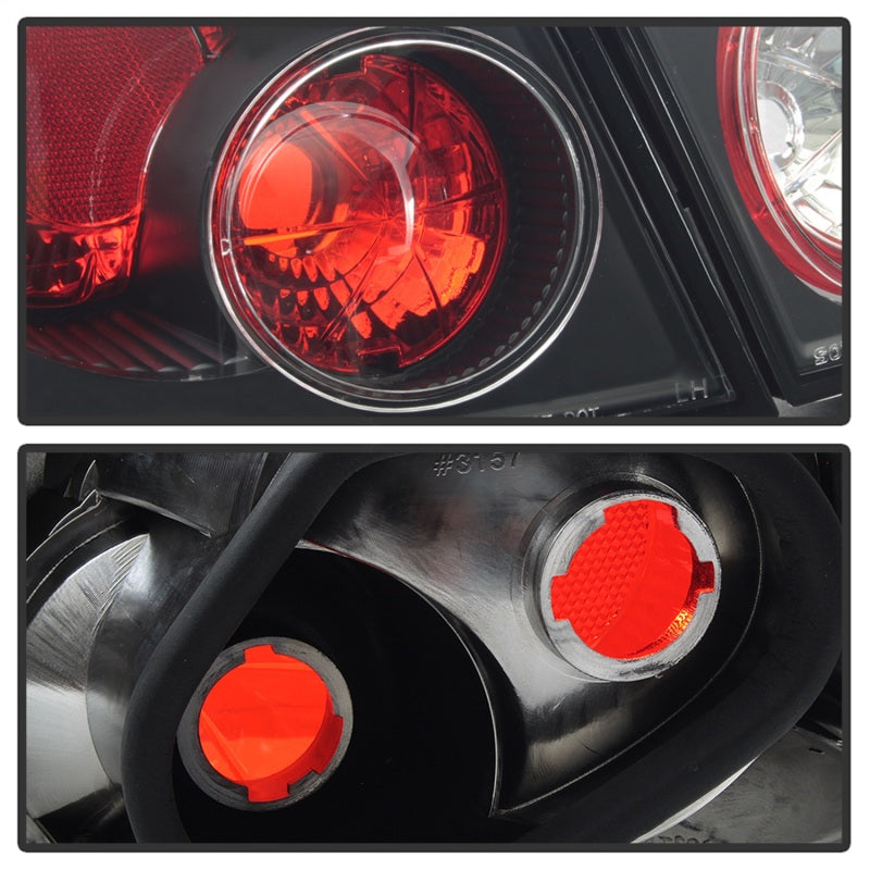 Spyder Toyota Corolla 03-08 Euro Style Tail Lights Black ALT-YD-TC03-BK - Black Ops Auto Works