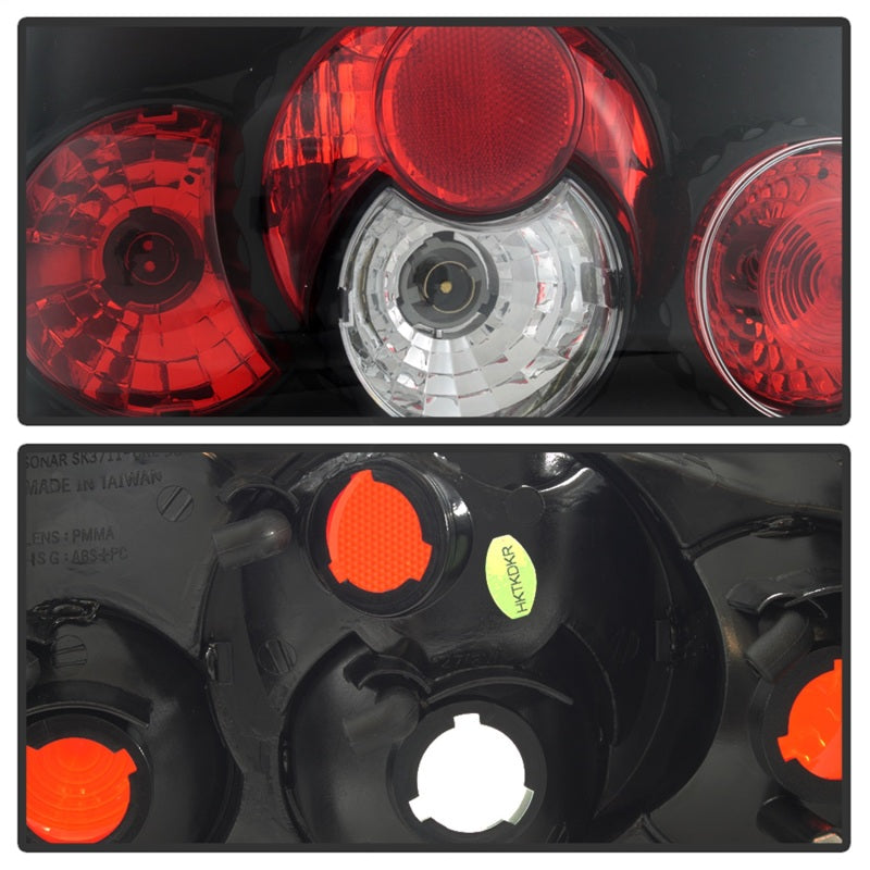 Spyder Toyota Corolla 93-97 Euro Style Tail Lights Black ALT-YD-TC93-BK - Black Ops Auto Works