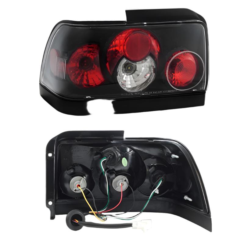 Spyder Toyota Corolla 93-97 Euro Style Tail Lights Black ALT-YD-TC93-BK - Black Ops Auto Works