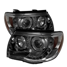 Load image into Gallery viewer, Spyder Toyota Tacoma 05-11 Projector Headlights LED Halo LED Smoke High H1 Low H1 PRO-YD-TT05-HL-SM - Black Ops Auto Works