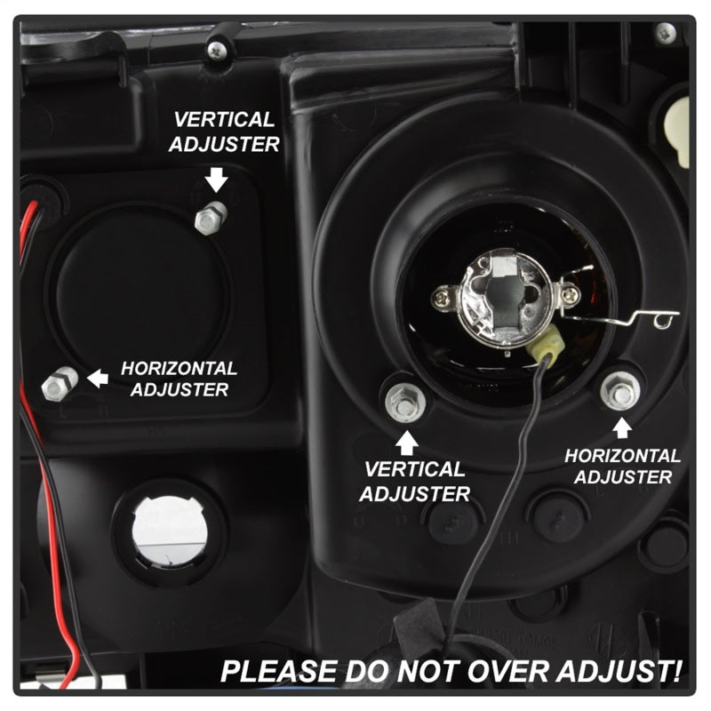 Spyder Toyota Tacoma 05-11 Projector Headlights - Light Bar DRL - Black PRO-YD-TT05V2-LB-BK - Black Ops Auto Works