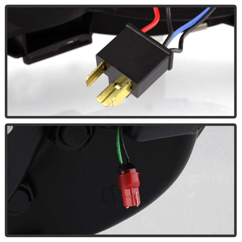 Spyder Toyota Tacoma 05-11 Projector Headlights - Light Bar DRL - Black PRO-YD-TT05V2-LB-BK - Black Ops Auto Works