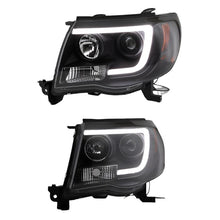 Load image into Gallery viewer, Spyder Toyota Tacoma 05-11 Projector Headlights - Light Bar DRL - Black PRO-YD-TT05V2-LB-BK - Black Ops Auto Works