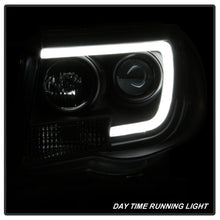 Load image into Gallery viewer, Spyder Toyota Tacoma 05-11 Projector Headlights - Light Bar DRL - Black PRO-YD-TT05V2-LB-BK - Black Ops Auto Works
