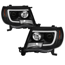 Load image into Gallery viewer, Spyder Toyota Tacoma 05-11 Projector Headlights - Light Bar DRL - Black PRO-YD-TT05V2-LB-BK - Black Ops Auto Works