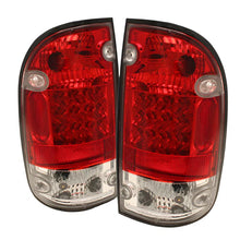 Load image into Gallery viewer, Spyder Toyota Tacoma 95-00 LED Tail Lights Red Clear ALT-YD-TT95-LED-RC - Black Ops Auto Works