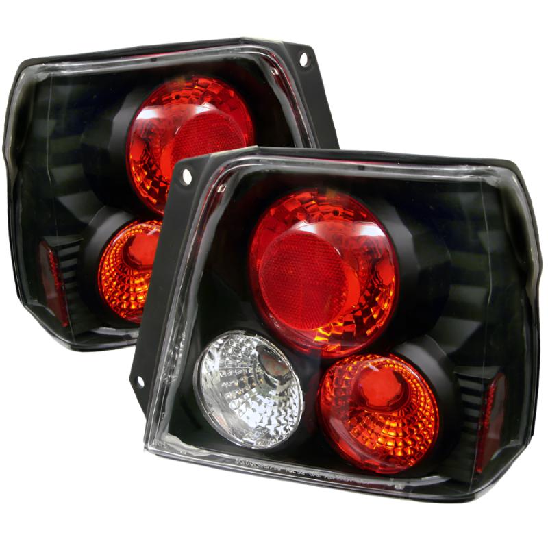 Spyder Toyota Tercel 95-98 Euro Style Tail Lights Black ALT-YD-TTER95-BK - Black Ops Auto Works