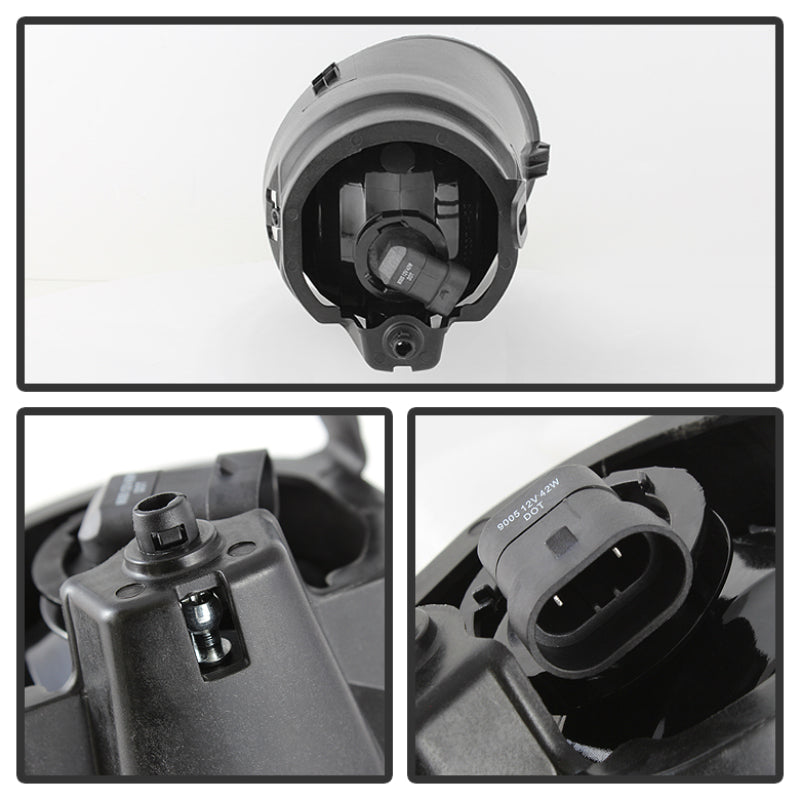 Spyder Toyota Tundra 07-13 All Double Cab/CrewMax OEM Fog Lightsw/swch Smke FL-CL-TTU07-SM - Black Ops Auto Works