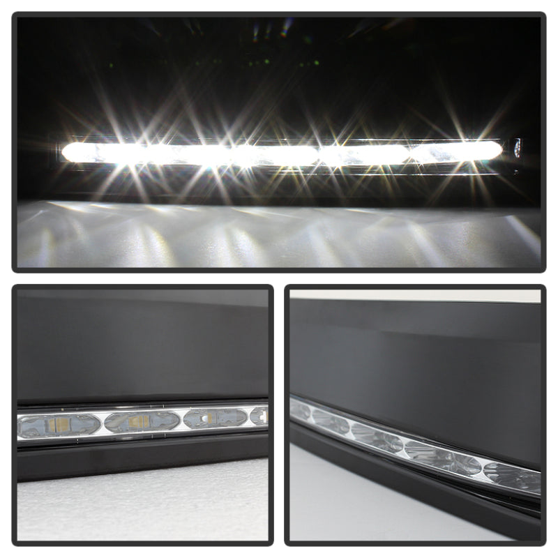 Spyder Toyota Tundra 07-13 Daytime LED Running Lights (XSP-X Model Look)wo/swtch Blk FL-DRL-TTU07-BK - Black Ops Auto Works