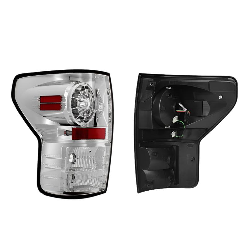 Spyder Toyota Tundra 07-13 LED Tail lights Chrome ALT-YD-TTU07-LED-C - Black Ops Auto Works