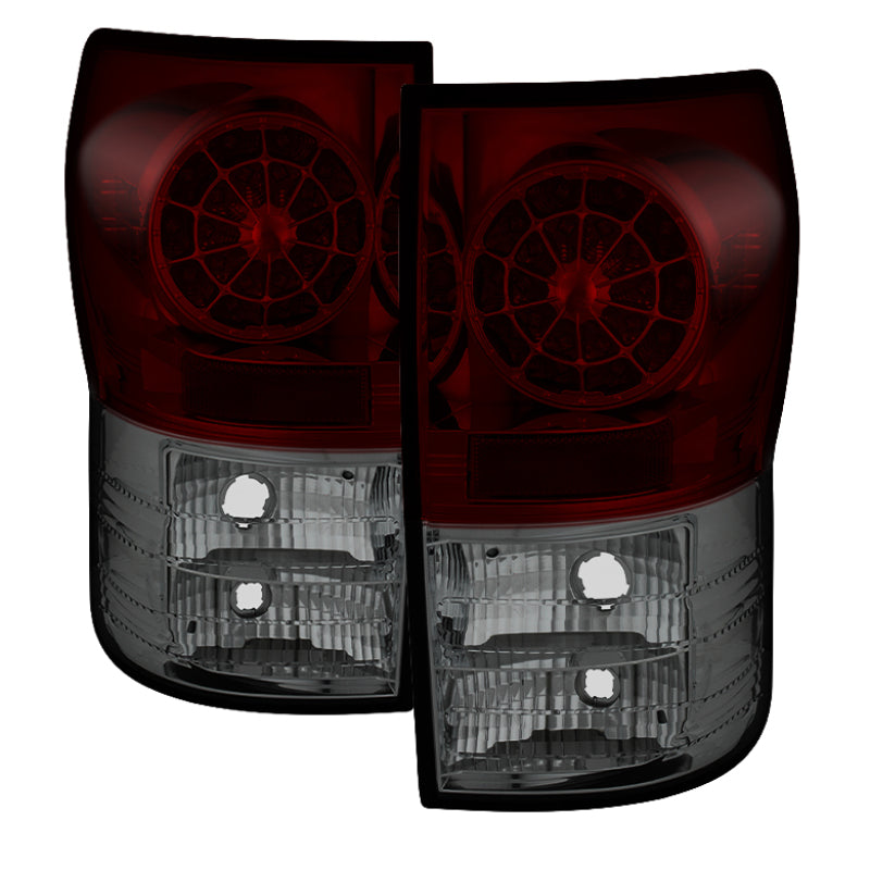 Spyder Toyota Tundra 07-13 LED Tail lights Red Smoke ALT-YD-TTU07-LED-RS - Black Ops Auto Works