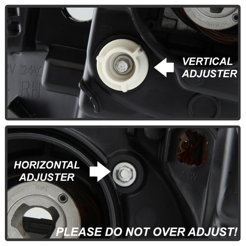 Spyder Toyota Tundra 2014-2016 Projector Headlights Light Bar DRL Black Smoke PRO-YD-TTU14-DRL-BSM - Black Ops Auto Works