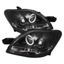 Load image into Gallery viewer, Spyder Toyota Yaris 07-11 4Dr Projector Headlights LED Halo DRL Blk PRO-YD-TYA074D-DRL-BK - Black Ops Auto Works