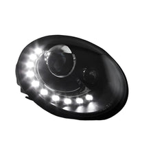 Load image into Gallery viewer, Spyder Volkswagen Beetle 06-10 Projector Headlights DRL LED Black PRO-YD-VB06-DRL-BK - Black Ops Auto Works
