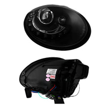Load image into Gallery viewer, Spyder Volkswagen Beetle 06-10 Projector Headlights DRL LED Black PRO-YD-VB06-DRL-BK - Black Ops Auto Works