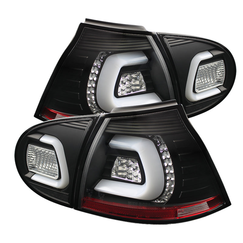 Spyder Volkswagen Golf V 06-09 LED TURN SIGNAL LED Tail Lights Black ALT-YD-VG03-LED-BK - Black Ops Auto Works